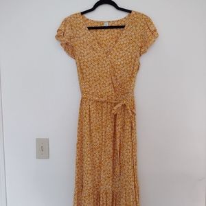 OLD NAVY | Floral print midi dress